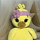 Вязаная игрушка вязаный цыплёнок. Амигуруми куклы и игрушки. Рыжий кот (магазин вязаных идей). Ярмарка Мастеров.  Фото №4