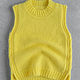 Жилет пушистый (пух норки) детский, р. 98. Жилет. VA kids knitwear. Ярмарка Мастеров.  Фото №13
