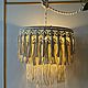 Абажур макраме с кисточками. Потолочные и подвесные светильники. kilelle_decor. Интернет-магазин Ярмарка Мастеров.  Фото №2