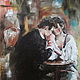 Date, oil painting on canvas, love, lovers. Pictures. myfoxyart (MyFoxyArt). Online shopping on My Livemaster.  Фото №2