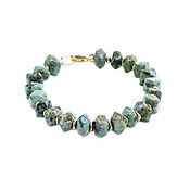 Украшения handmade. Livemaster - original item Turquoise bracelet, turquoise bracelet, natural turquoise bracelet. Handmade.