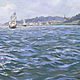 Oil painting of a sailboat on canvas | Seascape | Sailboat. Pictures. pirogov-maxim. My Livemaster. Фото №4