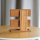 Подставка для хранения украшений. Дуб. 6 позиций. Хранение украшений. Golfed Woodwork. Ярмарка Мастеров.  Фото №6