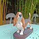 Винтаж: Бассет хаунд фарфоровая статуэтка Beswick. Статуэтки винтажные. A_Queentage. Ярмарка Мастеров.  Фото №6