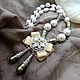 Order Necklace 'the Marquis' (Baroque pearls, pearls Majorca, Bohemian glass). Pani Kratova (panikratova). Livemaster. . Necklace Фото №3