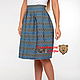 Skirt with folk ornament ' Heavenly'. Skirts. Slavyanskie uzory. Online shopping on My Livemaster.  Фото №2