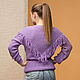Lilac boho Dress. Dresses. SHAPAR - knitting clothes. My Livemaster. Фото №4