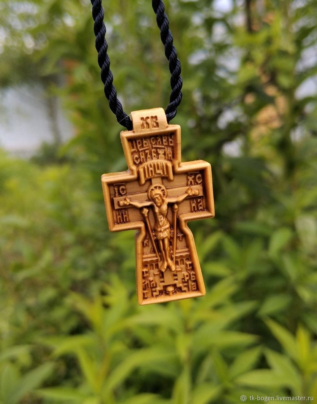 Деревянный православный крестик