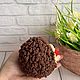 Вязаный Ёжик с сердечком. Мягкие игрушки. Апельсиновая мастерская: вязаные игрушки. Ярмарка Мастеров.  Фото №5