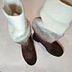 Boots: felted. Winter boots. Boots on the sole, High Boots, Moscow,  Фото №1