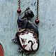 Заказать  "Bastet" богиня, мифология, Египет. Valeria Belova (Дом Лунной Росы). Ярмарка Мастеров. . Колье Фото №3