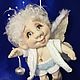 Angel 'A Joyful Messenger', Interior doll, Moscow,  Фото №1