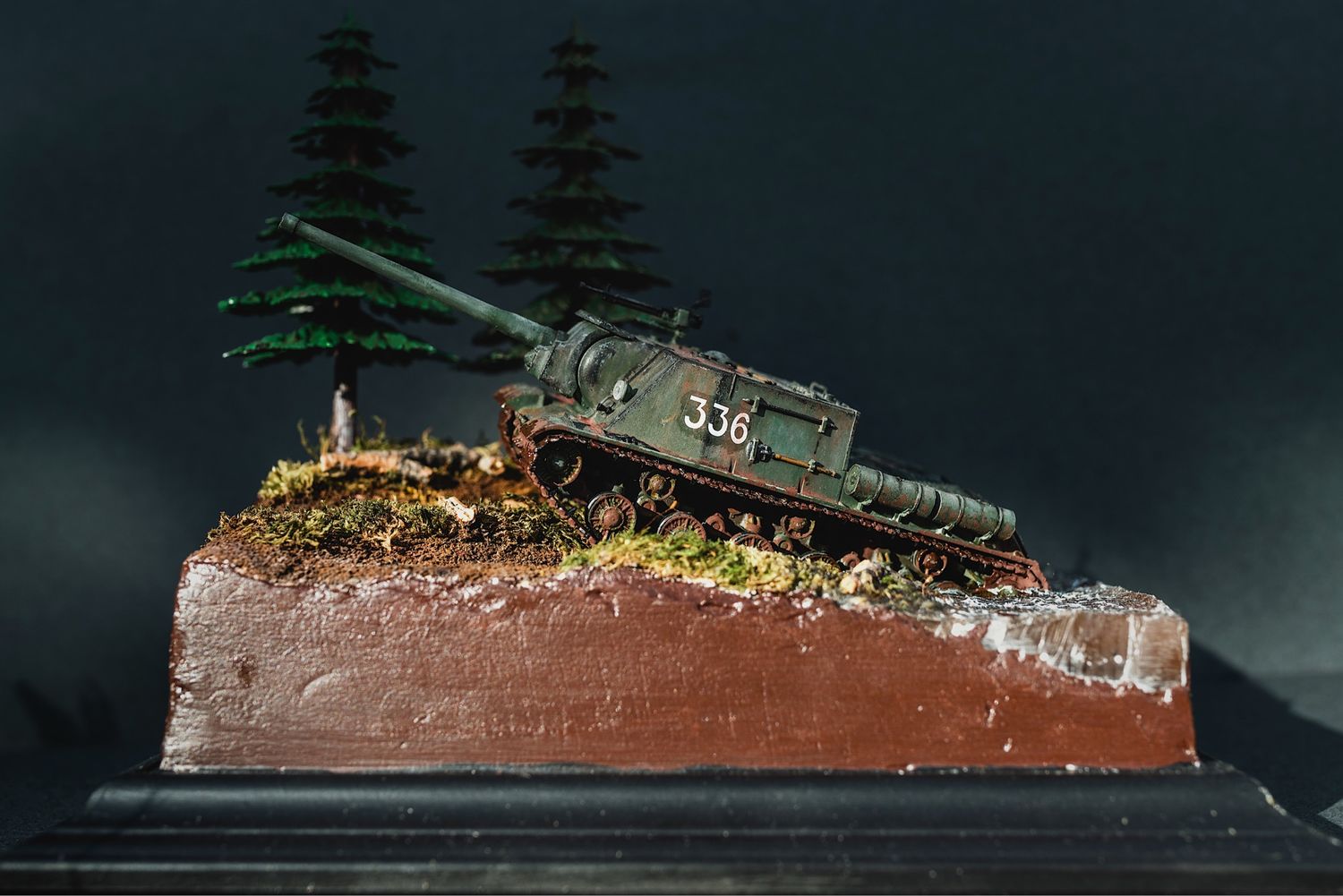 диорама с танком кв 2. диорамы с танками. диорама танки. модель кв 2 1/35 диорама. диорамы с танками.