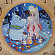 Order Watch cedar Moomin. Original painted Souvenirs and gift. Livemaster. . Watch Фото №3