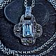 Кулон с аквамарином. Кулон. ЖуЖа_jewelry. Ярмарка Мастеров.  Фото №6
