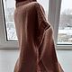 Женский жилет теплый вязаный коричневый цвет. Жилеты. AccessoriesWool мягко и комфортно. Ярмарка Мастеров.  Фото №5