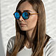 Заказать "York LUX Blue" от Timbersun, деревянные солнцезащитные очки. Уникальные аксессуары Timbersun. Ярмарка Мастеров. . Очки Фото №3