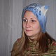 Шапка   Гжель -2. Шапки. irinna.narush (irinnanarush). Ярмарка Мастеров.  Фото №4