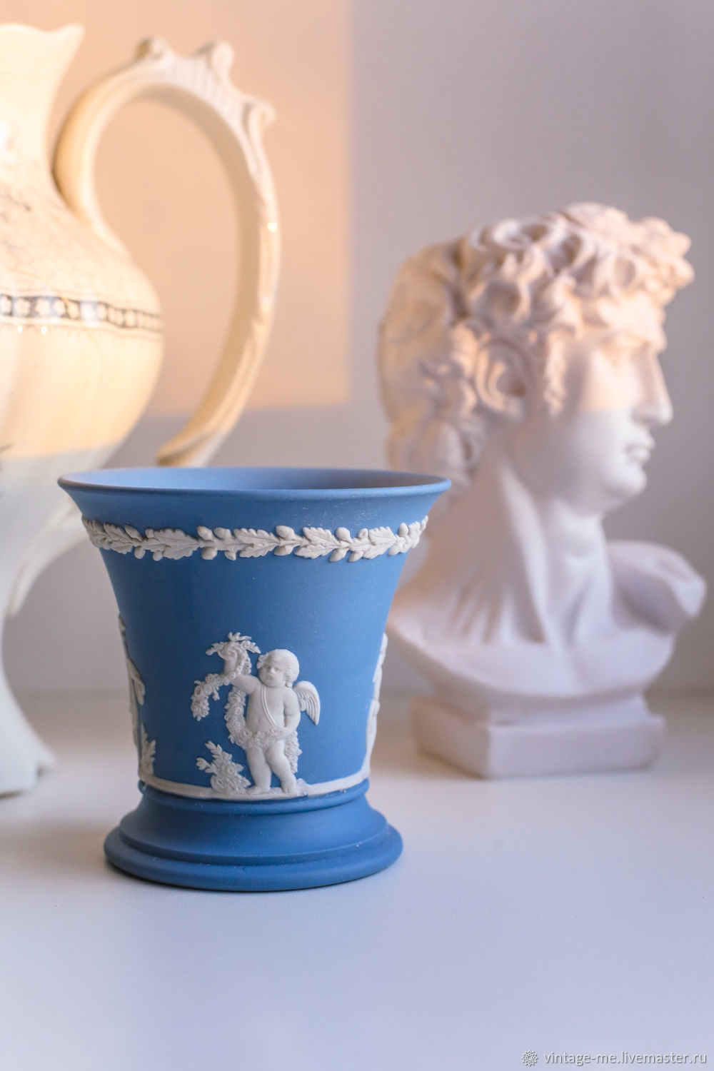 Vintage vases planters Wedgwood jasper porcelain England, Vases, Nizhny Novgorod,  Фото №1