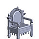 Архиерейский трон на Горнее место (кресло-трон). Кресла. Андрей. Ярмарка Мастеров.  Фото №4