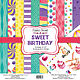 Набор скрапбумаги "Sweet Birthday" 30,5x30,5см, Бумага для скрапбукинга, Ижевск,  Фото №1