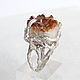 Ring made of 925 sterling silver with citrine IV0001. Rings. Sunny Silver. Online shopping on My Livemaster.  Фото №2