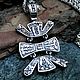 Оберег Крес (Огненная кольчуга) сегментированный - Серебро, Медальон, Барнаул,  Фото №1