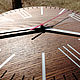 Clock made of thermoset ' Galaxy'. Backlit Clocks. SilverWood Workshop. Ярмарка Мастеров.  Фото №5