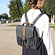 Copy of Copy of Women’s leather backpack "Arlette". Backpacks. CRAZY RHYTHM bags (TP handmade). My Livemaster. Фото №6