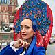 Красивое платье в Русском Стиле. Платья. Авторские КОКОШНИКИ И ОДЕЖДА в Русском Стиле. Ярмарка Мастеров.  Фото №5