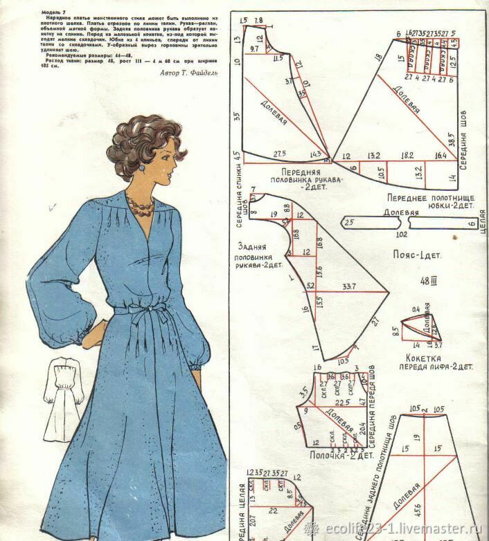 10 выкроек платьев