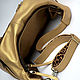 Waist bag: Gold Leather Belt Bag. Waist Bag. Lollypie - Modiste Cat. Online shopping on My Livemaster.  Фото №2