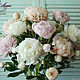 Peony bouquet from polymer clay (cold porcelain), Plants, Kovrov,  Фото №1