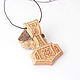 Wooden pendant with the Star of Russia symbol. Pendant. Spirit of tree. My Livemaster. Фото №5
