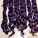 Hair for dolls is natural. ( Lilac). Doll hair. Hair and everything for dolls. My Livemaster. Фото №4