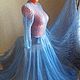 Fancy dress 'As in a dream.' handmade. Dresses. hand knitting from Galina Akhmedova. Online shopping on My Livemaster.  Фото №2