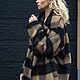 Пальтовая шерсть альпака Dior Couture серая в клетку. Ткани. You.ra tkani. Ярмарка Мастеров.  Фото №12