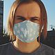 Blue reusable mouth and nose mask, Protective masks, Kharkiv,  Фото №1