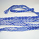 Women's woven belt 'Makosh' 1,7 meters. Belts and ribbons. KubanLad. My Livemaster. Фото №6