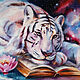 Картина с тигром  маслом на холсте "Мирана" 50/70 см, Картины, Сочи,  Фото №1