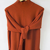 Одежда handmade. Livemaster - original item Jerseys: Merino sweater with vertical seam. Handmade.