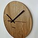 Wall clock made of oak classic. Watch. Mitkin_workshop. Online shopping on My Livemaster.  Фото №2