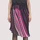 Order Skirt ruffled chiffon asymmetrical pleated. Yana Levashova Fashion. Livemaster. . Skirts Фото №3