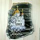Magnet stone Moscow painting on stone, the Cathedral of Christ the Savior, Magnets, Zmeinogorsk,  Фото №1
