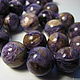 Order Charoite, smooth ball 12 mm. Elena (luxury-fittings). Livemaster. . Beads1 Фото №3