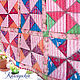  Покрывало-плед лоскутный стеганый. Калейдоскоп. Покрывала. LA-Design (patchwork). Ярмарка Мастеров.  Фото №6