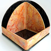 Канцелярские товары handmade. Livemaster - original item Desktop organizers: In the style of marble. Handmade.
