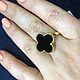 Order Clover gold. 585 gold ring with onyx. Marie Miranian 89268911221 (mariemiranian). Livemaster. . Rings Фото №3