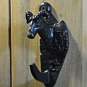 Чугунный дверной колокол Белка в винтажном стиле Прованс