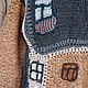 Knitted sweater 'Hundertwasser Windows' option 1. Sweaters. asmik (asmik). My Livemaster. Фото №6
